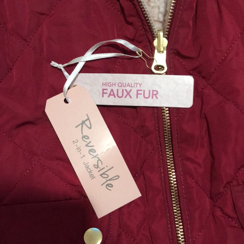 Raspberry Reversible Vest - Picture 3 of 6